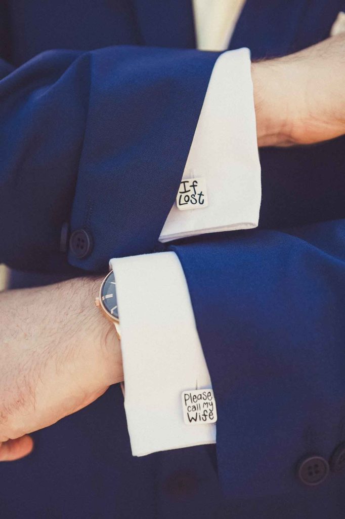 funny cufflinks for groom style inspiration