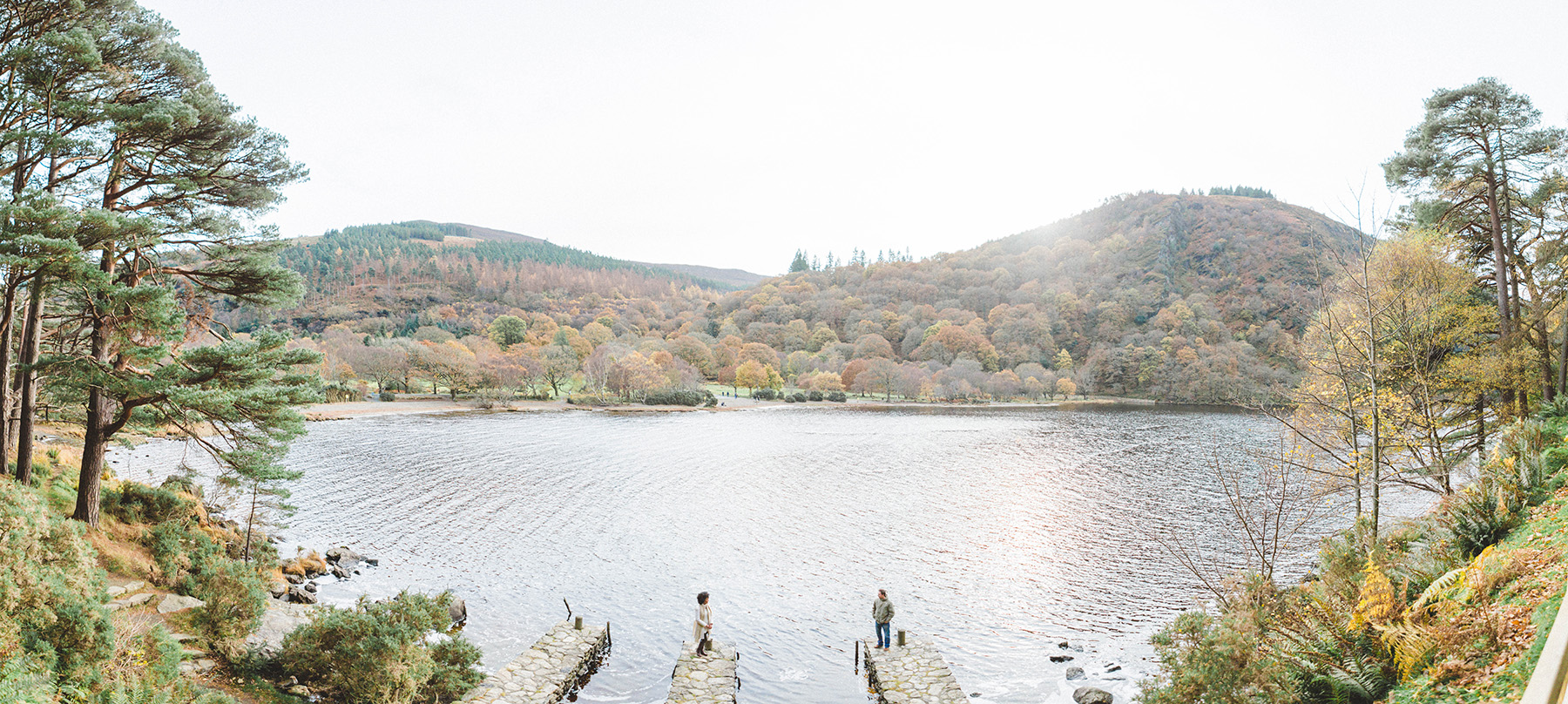 Glendalough engagement session captured by award winning wedding photographers Wonder & Magic