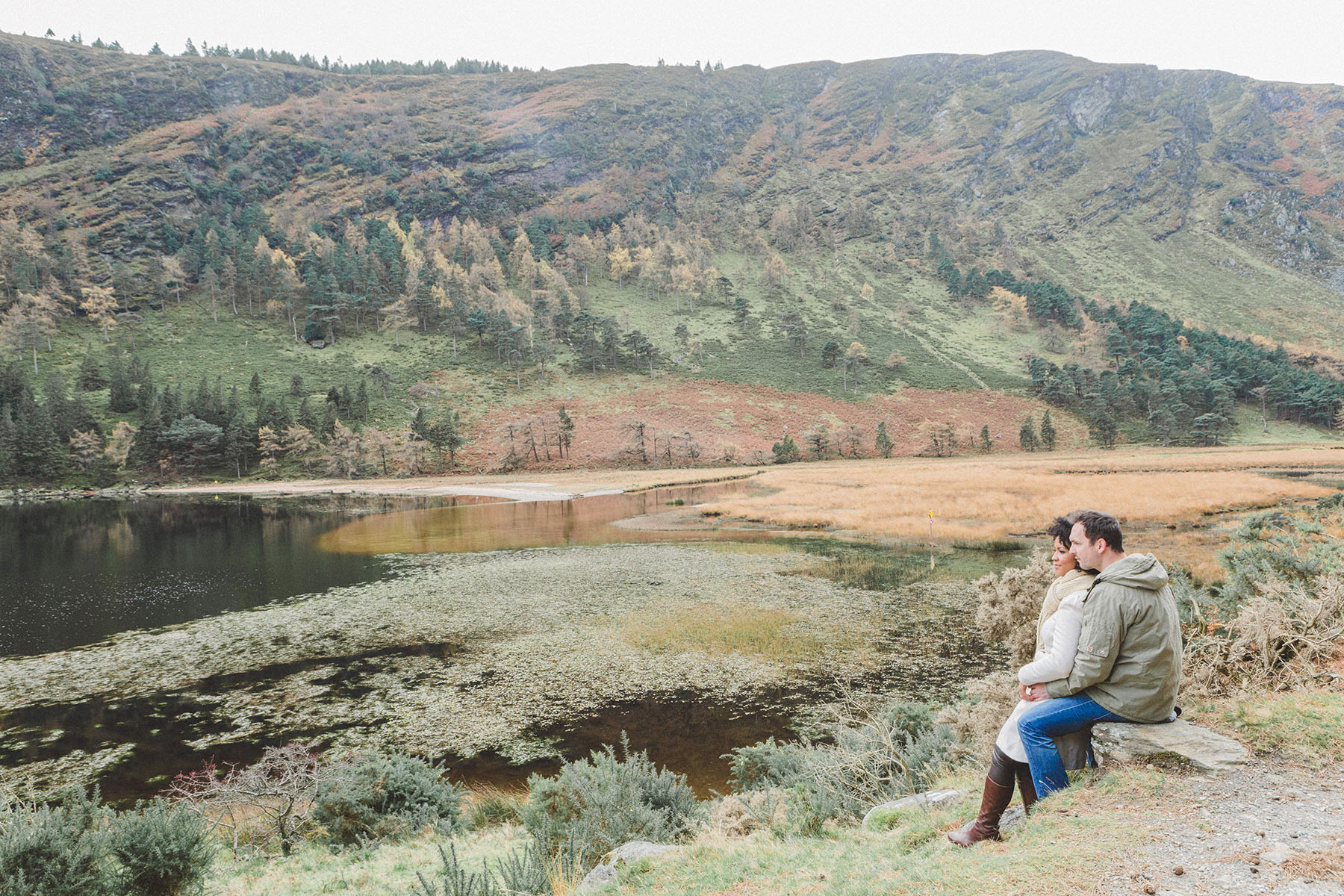 Glendalough engagement session captured by award winning wedding photographers Wonder & Magic