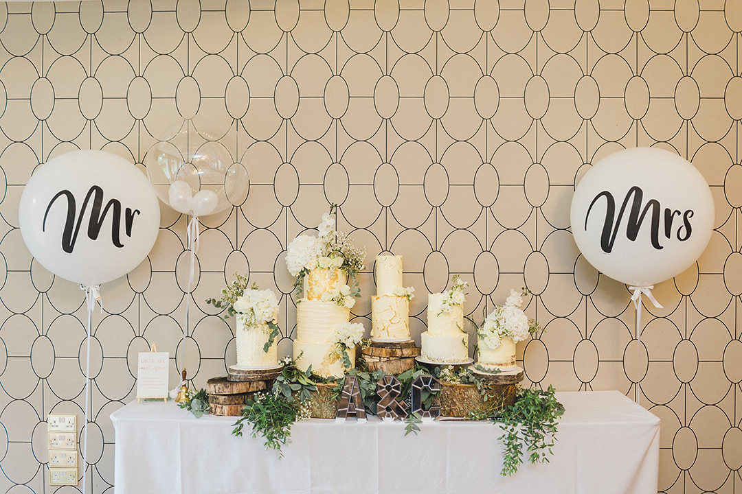 wedding cake table at Bellinter house wedding